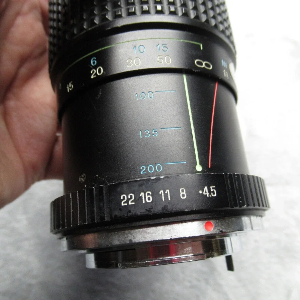 RMC Tokina 80-200mm f/4.5 Zoom Lens Manual Focus Untested‎ As IS 8306919 1980s